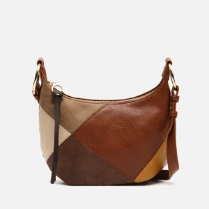 Abeyi bolso bandolera pequeño con estampado patchwork