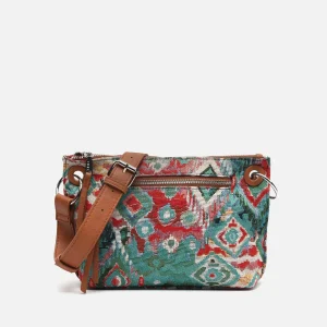 Zaria bolso bandolera pequeño con estampado jacquard