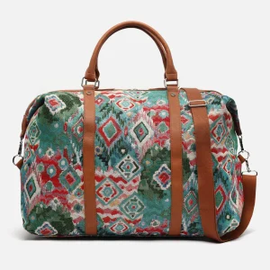 Zaria bolsa fin de semana con estampado jacquard y asa bandolera extraíble
