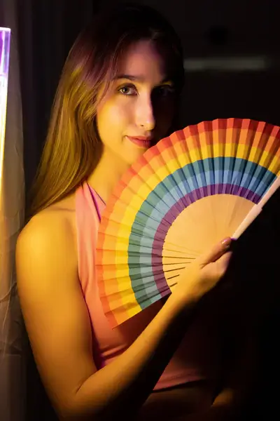 Abanico FISURA “Arco Iris” Multicolor - Imagen 6