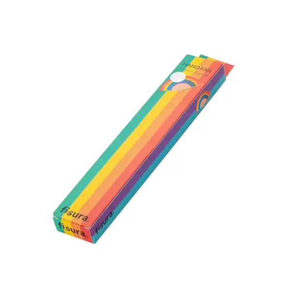 Abanico FISURA “Arco Iris” Multicolor - Imagen 9