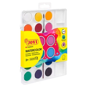 Acuarelas Jovi 18 Colores + Pincel - Jovi