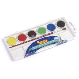 Acuarelas Jovi 6 Colores + Pincel - Jovi