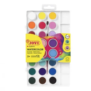 Acuarelas Jovi 24 Colores + Pincel - Jovi