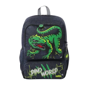 Mochila Escolar Rex Dino Raptors Dinosaurios Talla M - Totto