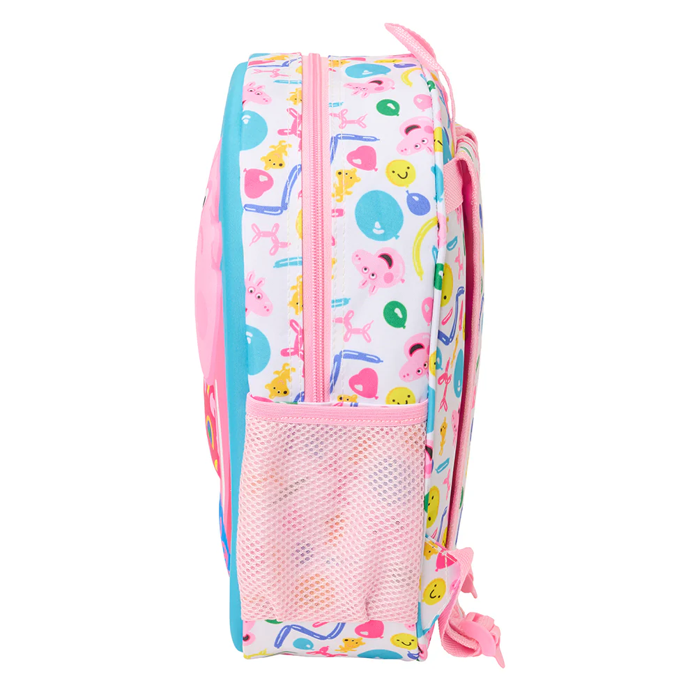 Mochila Infantil 3D Peppa Pig Con Bolsillo Para Botella - Safta - Imagen 4