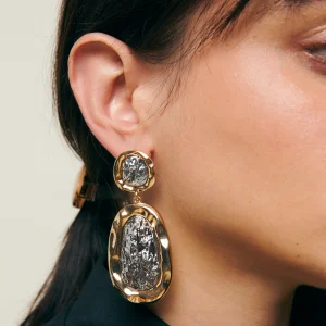 Zalika pendientes largos bicolor